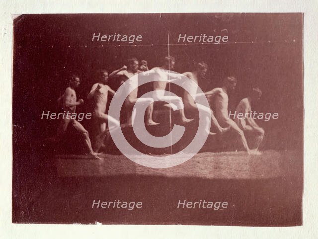 Marey Wheel Photographs of George Reynolds, 1884. Creator: Thomas Eakins.