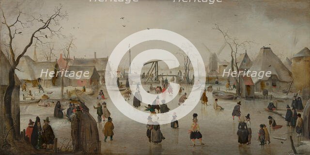 Ice Scene. Creator: Hendrick Avercamp.