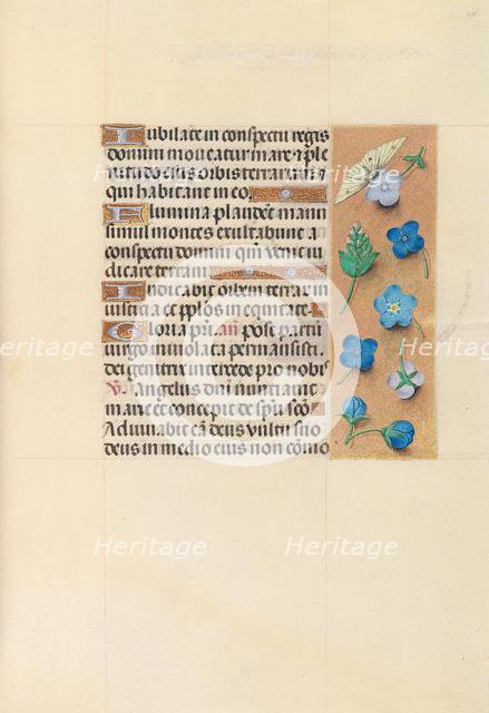 Hours of Queen Isabella the Catholic, Queen of Spain: Fol. 110r, c. 1500. Creator: Master of the First Prayerbook of Maximillian (Flemish, c. 1444-1519); Associates, and.