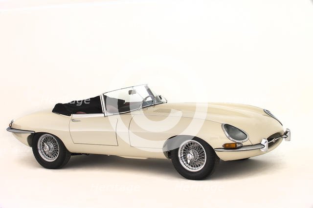 1964 Jaguar E type Series 1 drophead coupe. Creator: Unknown.