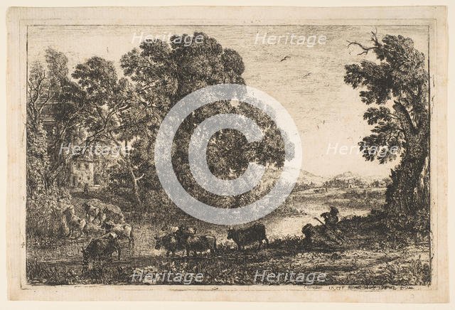 The Cowherd, 1636. Creator: Claude Lorrain.