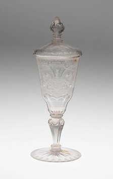 Goblet with Cover, Schleswig, c. 1735. Creator: Unknown.