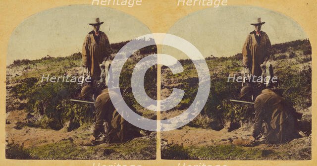 English Sporting Scene., 1857-1859. Creator: William Morris Grundy.