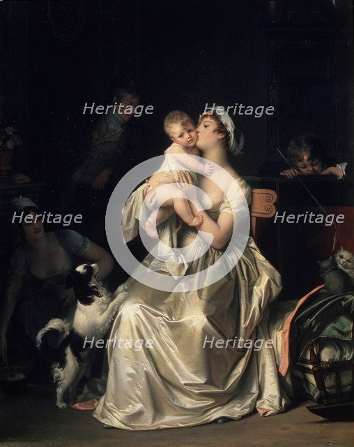 Motherhood, 1800s. Artist: Gerard, Marguerite (1761-1837)