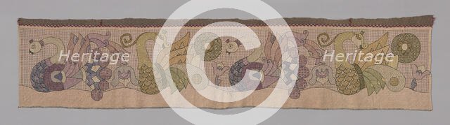 Fragment (Border), Russia, 19th century. Creator: Unknown.