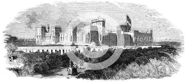 Visit of the King of the French to Queen Victori...Windsor Castle, 1844. Creator: Stephen Sly.