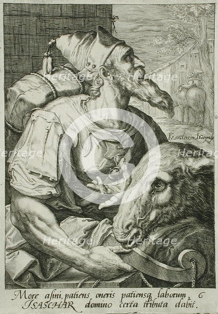 Issachar, c1590. Creator: Jacques de Gheyn II.