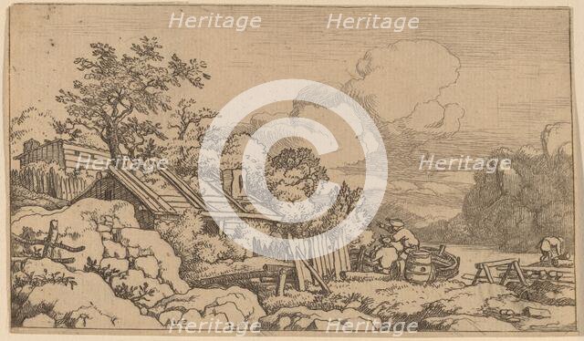 Carpenter's Hut, probably c. 1645/1656. Creator: Allart van Everdingen.