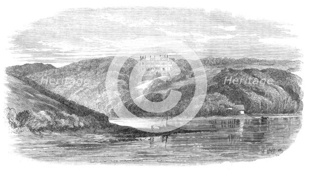 Tregothnan House, Cornwall, the seat of Lord Falmouth, 1865. Creator: E. M. W..