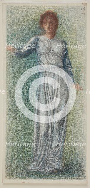 The Garland Weavers - Full-Length Figure Study, 1862-66. Creator: Sir Edward Coley Burne-Jones.