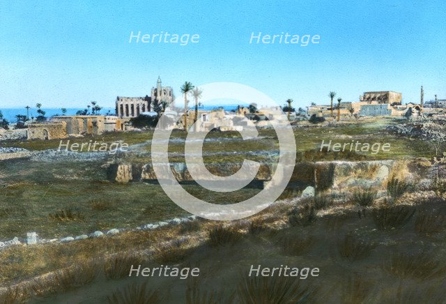 Sea road to the east, old Famagusta, Cyprus. Artist: Unknown