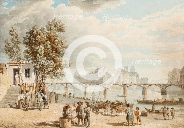 View of Paris. Artist: Briullov, Alexander Pavlovich (1798-1877)