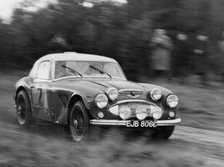 1965 Austin - Healey 3000 Mk3 of Timo Makinen during R.A.C. Rally. Creator: Unknown.
