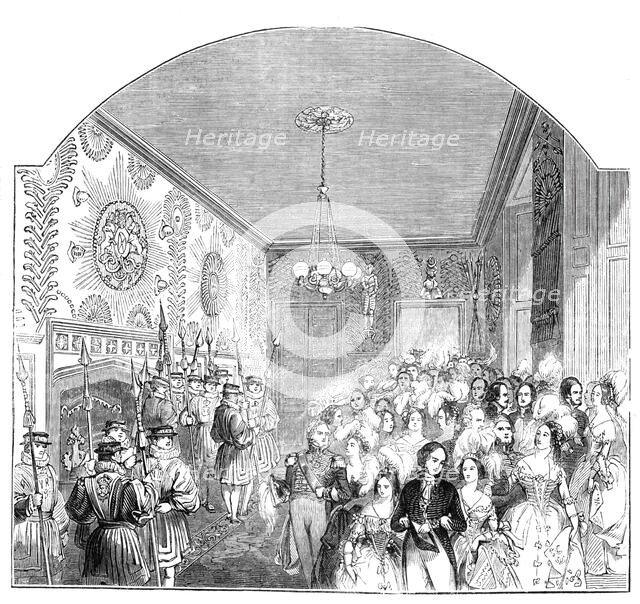 The Guard-Room, St James's Palace, 1844. Creator: Unknown.