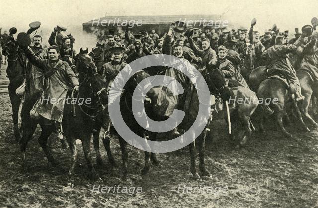 Canadian cavalry, First World War, 1916, (c1920). Creator: Unknown.