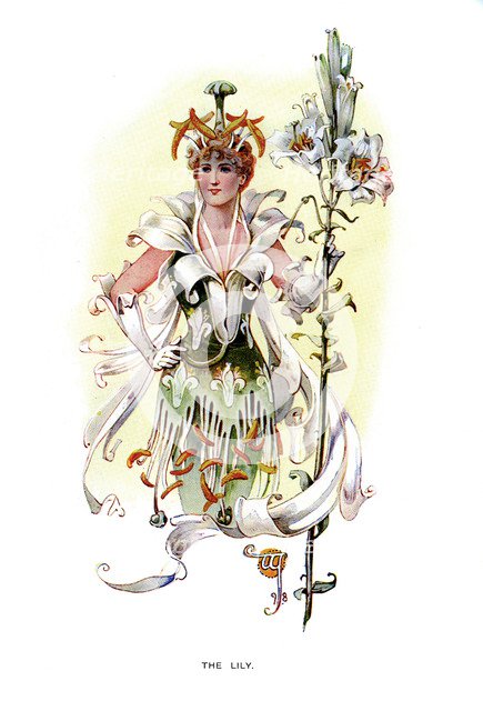 'The Lily', 1899. Artist: Unknown