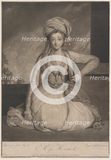 Mary Horneck, February 1, 1778. Creator: Robert Dunkarton.