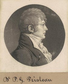 Unidentified Man, 1808-1809. Creator: Charles Balthazar Julien Févret de Saint-Mémin.