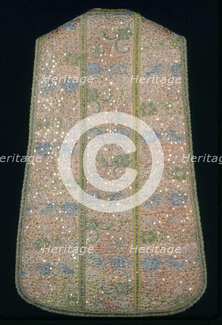Chasuble, Italy, 1675/1725. Creator: Unknown.