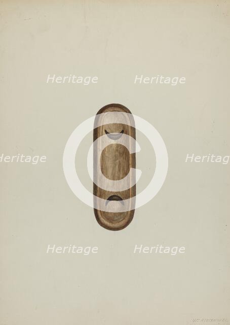 Detail, Front of Confessional, 1937. Creator: William Kieckhofel.