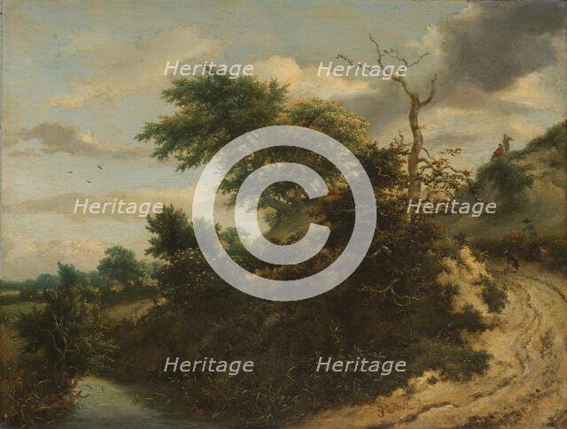 Sandy Track in the Dunes, c.1650-c.1655. Creator: Jacob van Ruisdael.