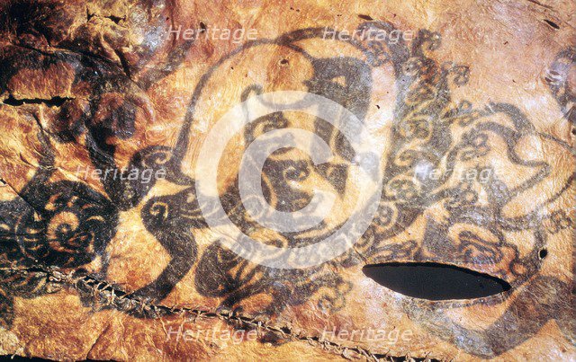 Scythian tattoo of fabulous beasts, 5th century BC. Artist: Unknown