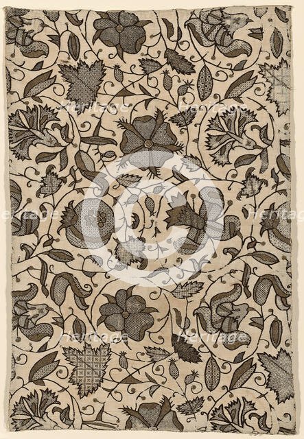 Cushion Cover (Made from Woman's Dress), England, Elizabethan period, 1575/1600. Creator: Unknown.