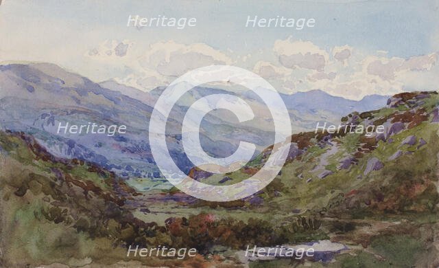 From above Pont-y-Pant, 1899. Creator: George Elbert Burr.