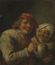 Old Man and Woman, 1700s. Creator: David Teniers (Flemish, 1610-1690), imitator of.