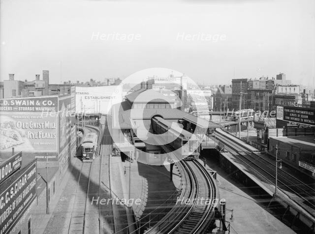 Dudley Street Station, Boston "L" Ry., Boston, Mass., c1904. Creator: Unknown.