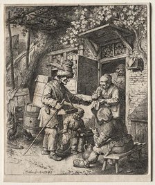 The Peddlar, 1741. Creator: Christian Wilhelm Ernst Dietrich (German, 1712-1774).