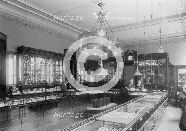 Shop in the House of Fabergé, St Petersburg, Russia, 1910. Artist: Unknown