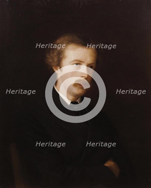 Portrait of the poet Arthur Symons (1865-1945) , 1898. Creator: La Tour, Mathilde de, Comtesse (1852-1912).