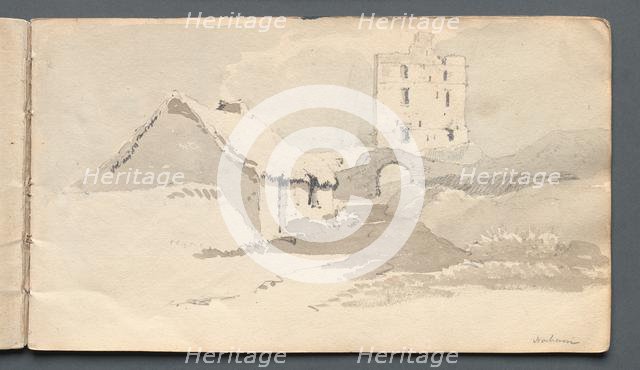 Sketchbook: Norham, 1814. Creator: Samuel Prout (British, 1783-1852).