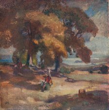 'The Nut Gatherers', c1902. Artist: Charles Hodge Mackie.