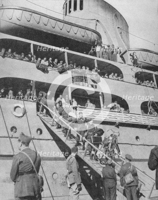 'Polish Troops to fight with Britain', 1940, (1940). Artist: Unknown.