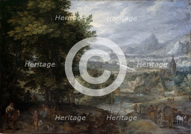 A Wooded Landscape. Artist: Brueghel, Jan, the Elder (1568-1625)