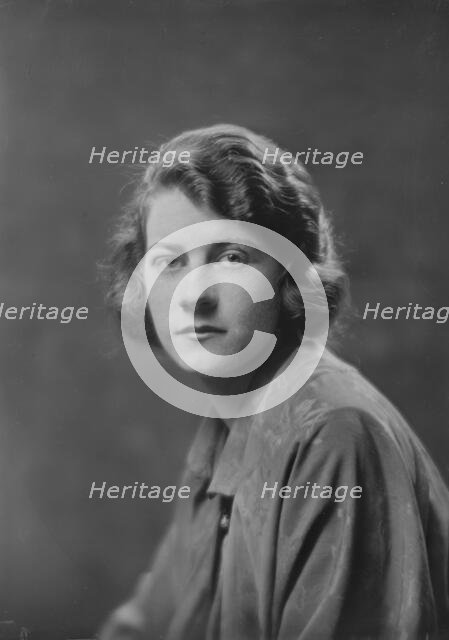 Miss Virginia Johnson, portrait photograph, 1919 May 16. Creator: Arnold Genthe.