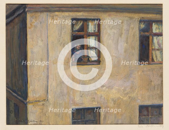 Woman at the window, 1909. Creator: Büttner, Erich (1889-1936).