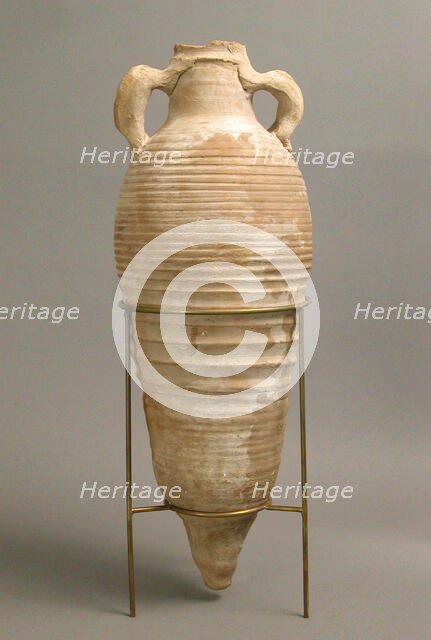 Amphora, Coptic, late 4th-7th century. Creator: Unknown.