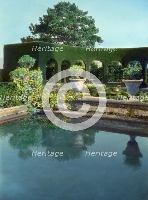 Villa Gamberaia, Settignano, Tuscany, Italy, 1925. Creator: Frances Benjamin Johnston.