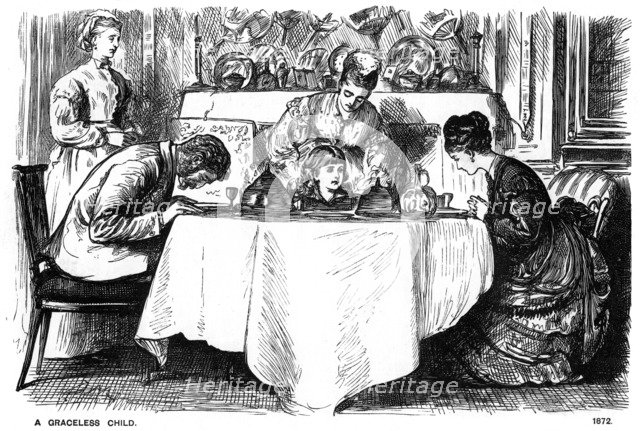 'A Graceless Child', 1872 (1891). Artist: George du Maurier