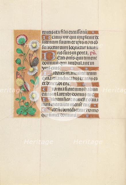 Hours of Queen Isabella the Catholic, Queen of Spain: Fol. 143v, c. 1500. Creator: Master of the First Prayerbook of Maximillian (Flemish, c. 1444-1519); Associates, and.