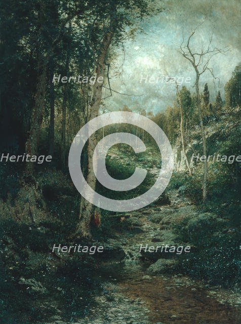 An Old Clearing, 1881. Creator: Alexander Helwig Wyant.