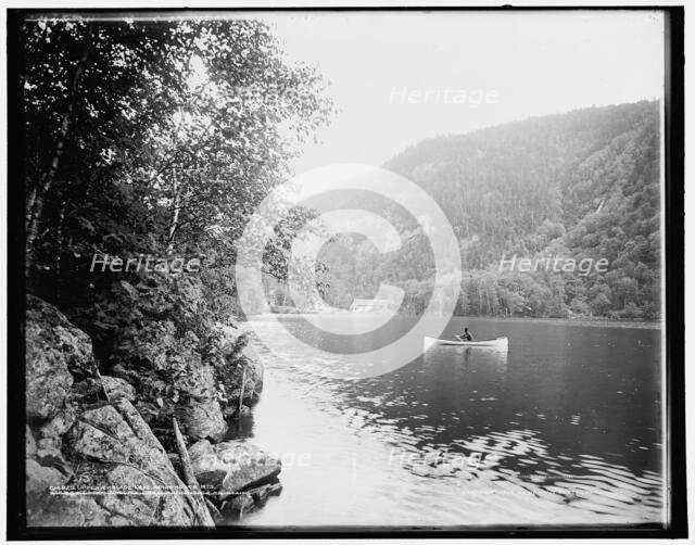 Upper Cascade Lake, Adirondack Mts., c1902. Creator: William H. Jackson.