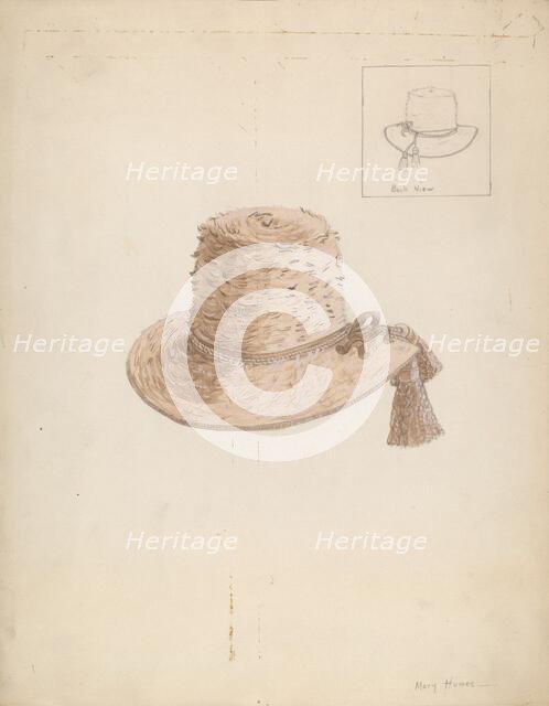 Boy's Hat, c. 1936. Creator: Mary E Humes.