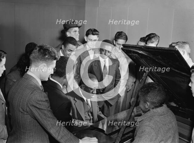 Portrait of James P. (James Price) Johnson, New York, N.Y.(?), ca. May 1946. Creator: William Paul Gottlieb.