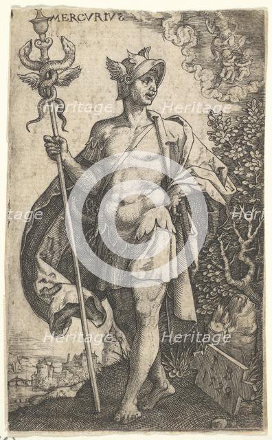 Mercury from The Gods Who Preside Over the Planets, 1528. Creator: Master I.B..