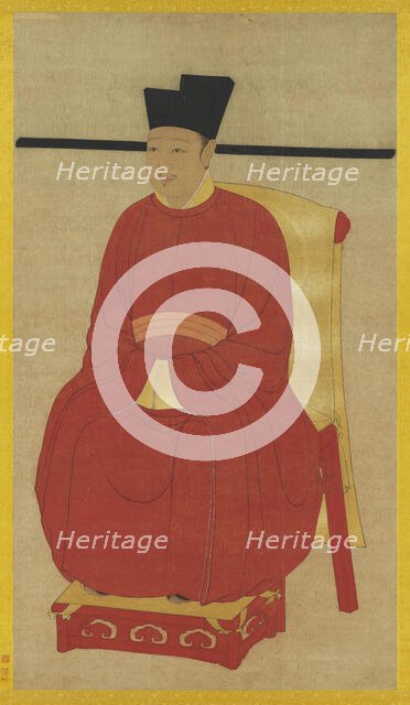 Portrait of the Emperor Huizong of Song (1082-1135). Creator: Chinese Master.