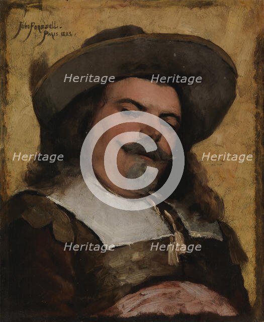 Model exercise, 1882. Creator: Juho Forsell.